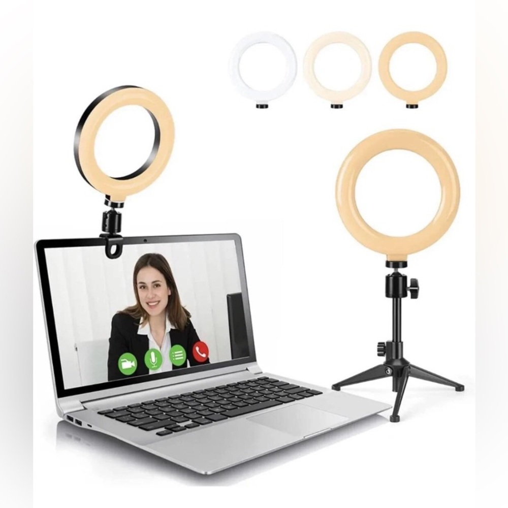 Adjustable LED Ring Light with Tripod